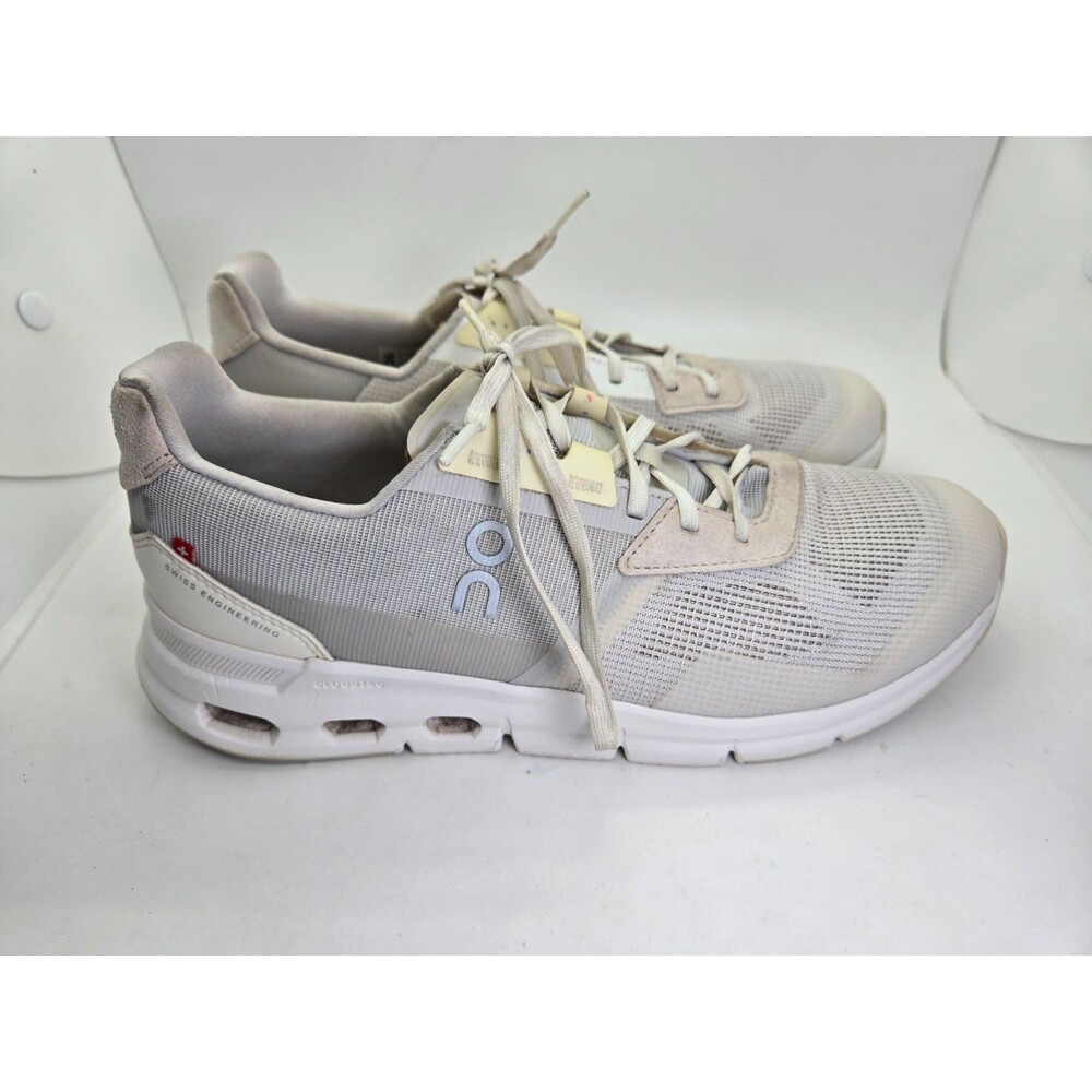 On Running Cloudrift Shoes Womens 8 White Frost Running Athletic Workout Sneaker